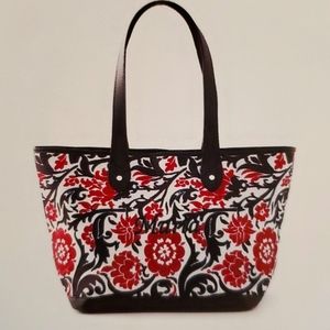 Penelope Ann Tote bag New Celebrating Home zip closure zip & slip inside pockets